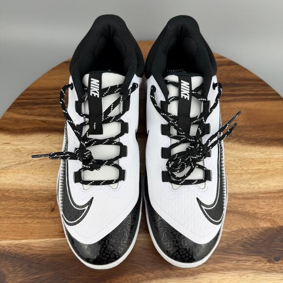 Nike Alpha Huarache Elite 4 Low MCS Men\'s Size 10.5 White Baseball FD6255 108 main image 8